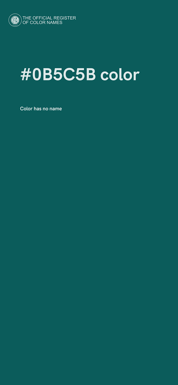 #0B5C5B color image