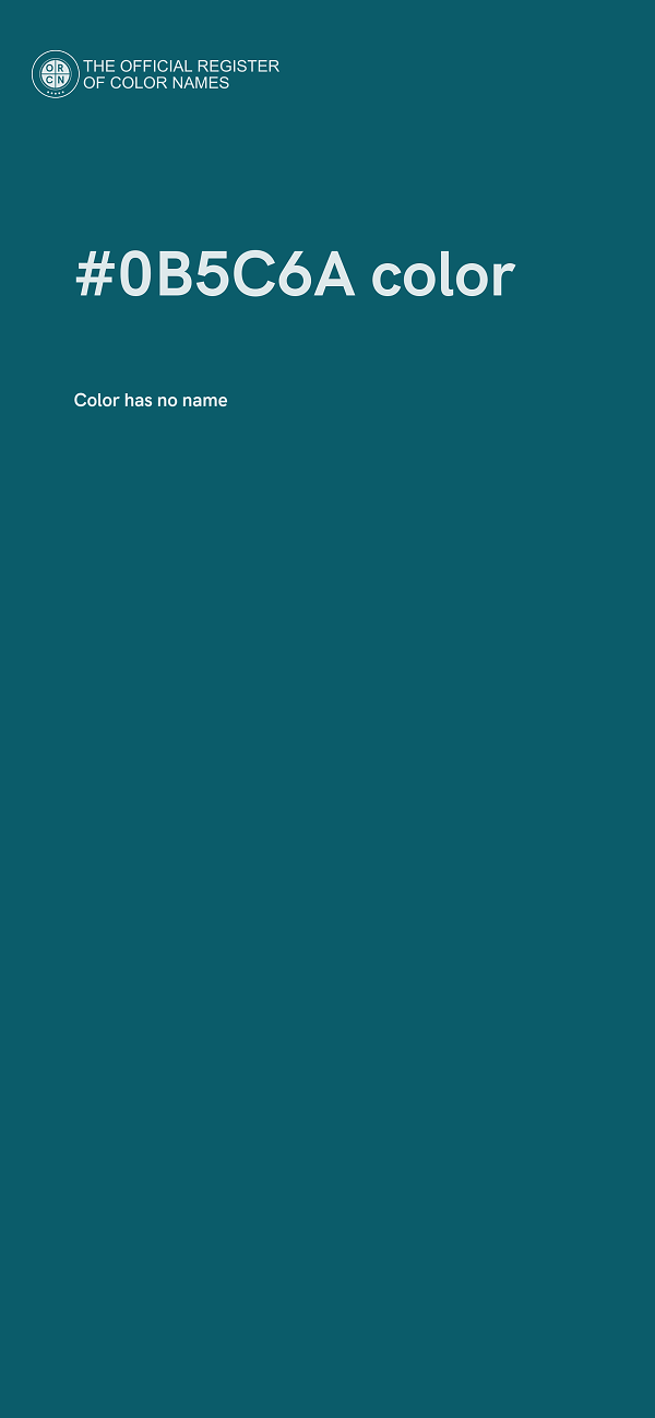 #0B5C6A color image