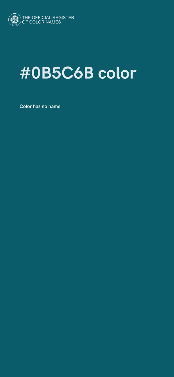 #0B5C6B color image