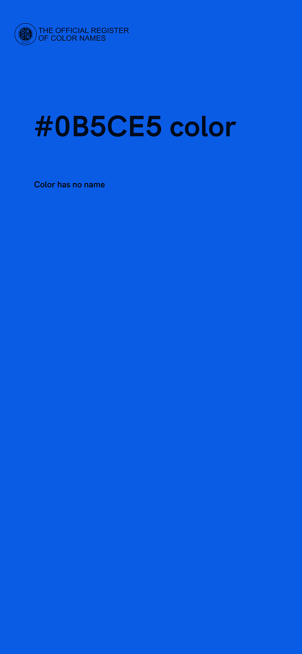 #0B5CE5 color image