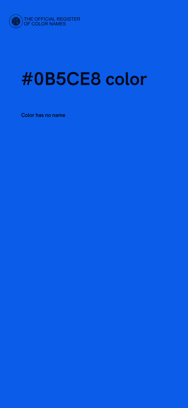 #0B5CE8 color image