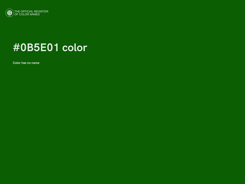 #0B5E01 color image