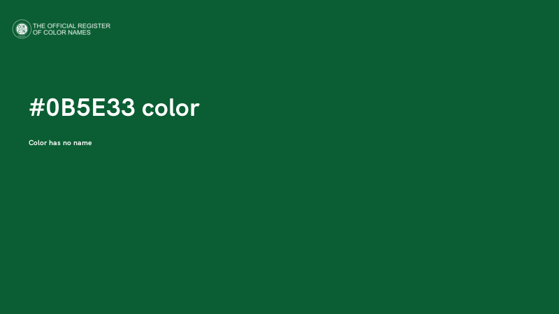 #0B5E33 color image