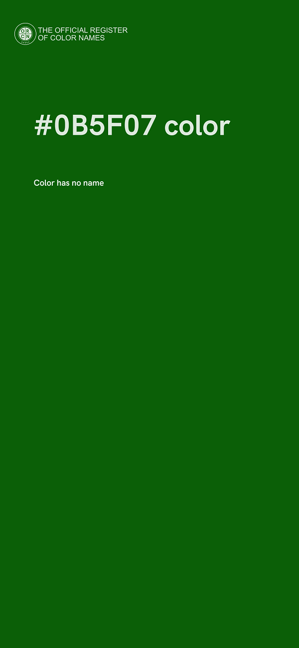 #0B5F07 color image