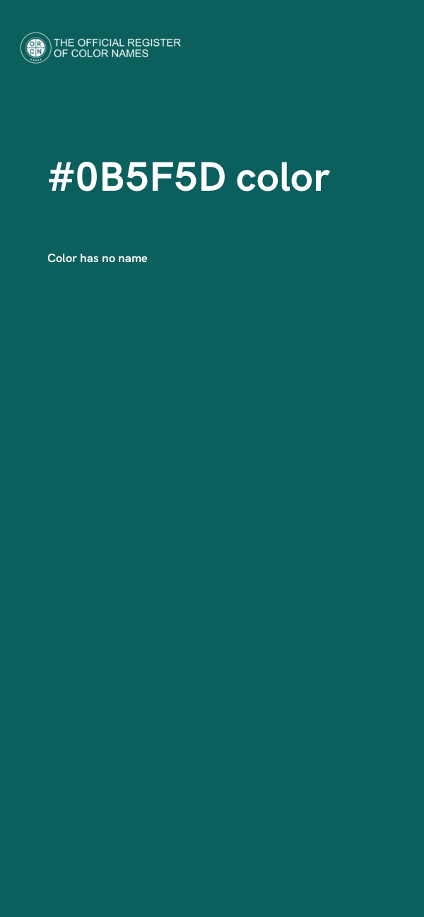 #0B5F5D color image