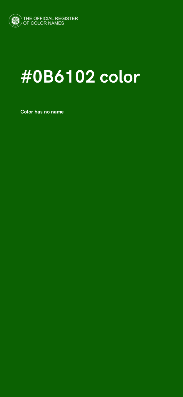#0B6102 color image