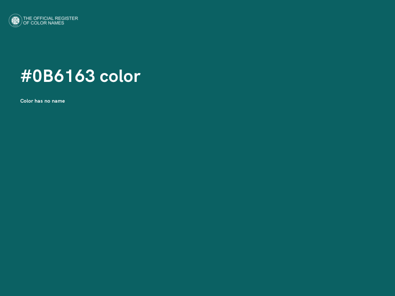 #0B6163 color image