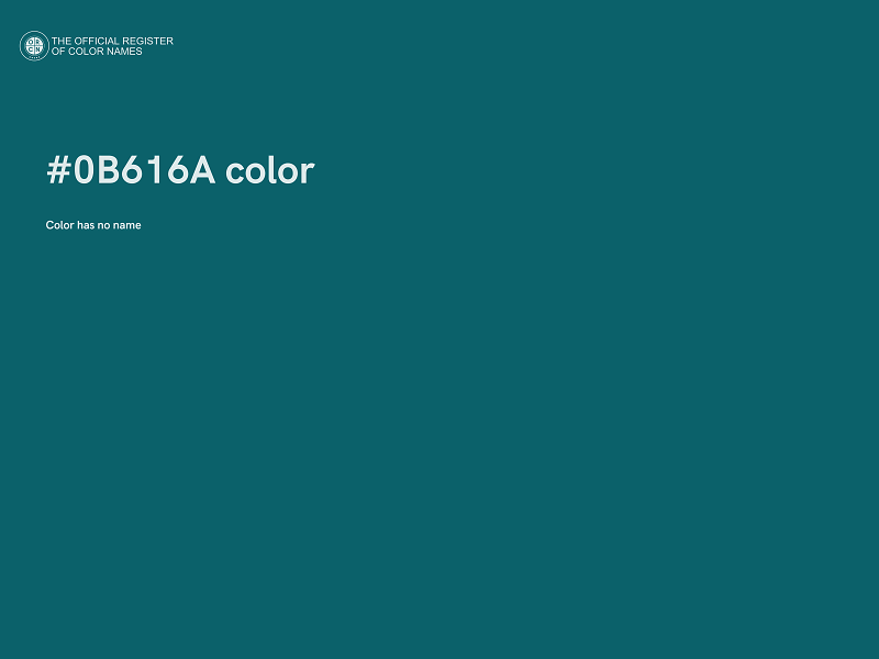 #0B616A color image