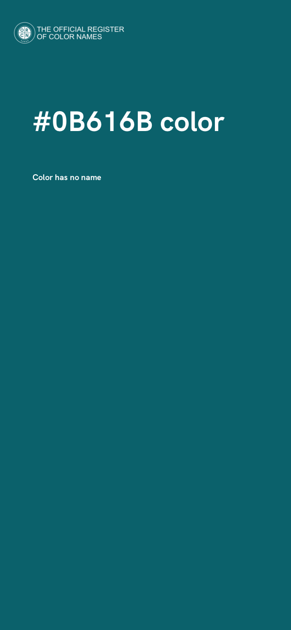 #0B616B color image