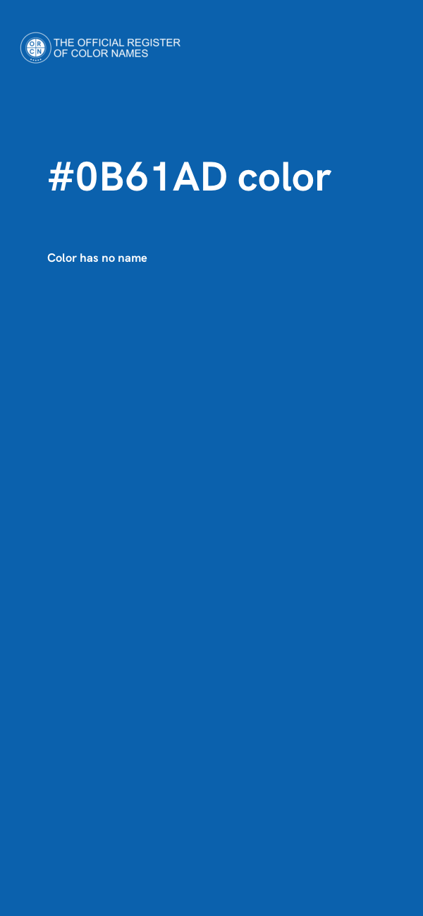 #0B61AD color image