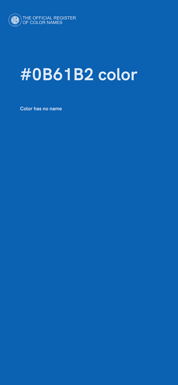 #0B61B2 color image
