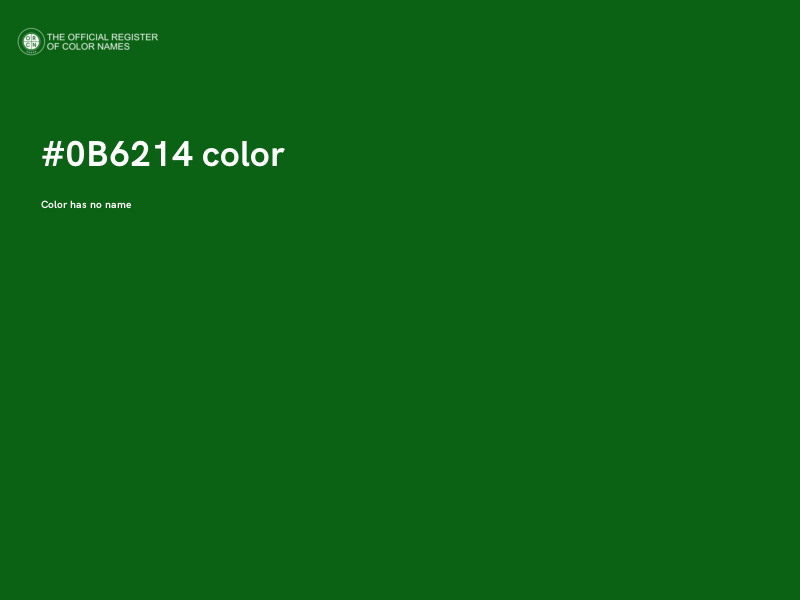 #0B6214 color image