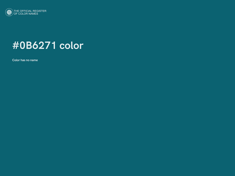 #0B6271 color image