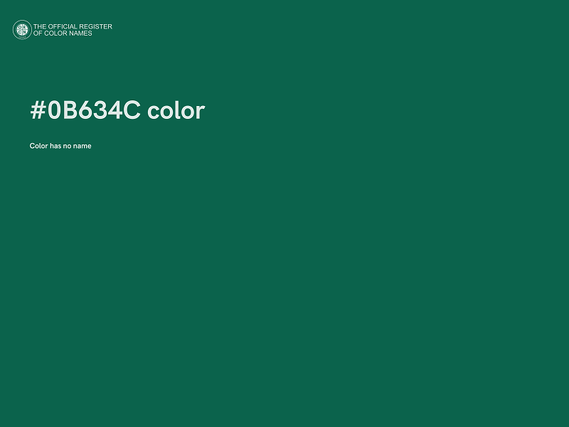 #0B634C color image