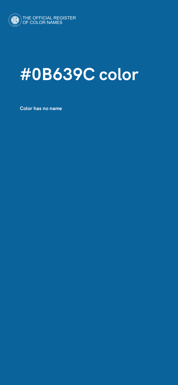 #0B639C color image