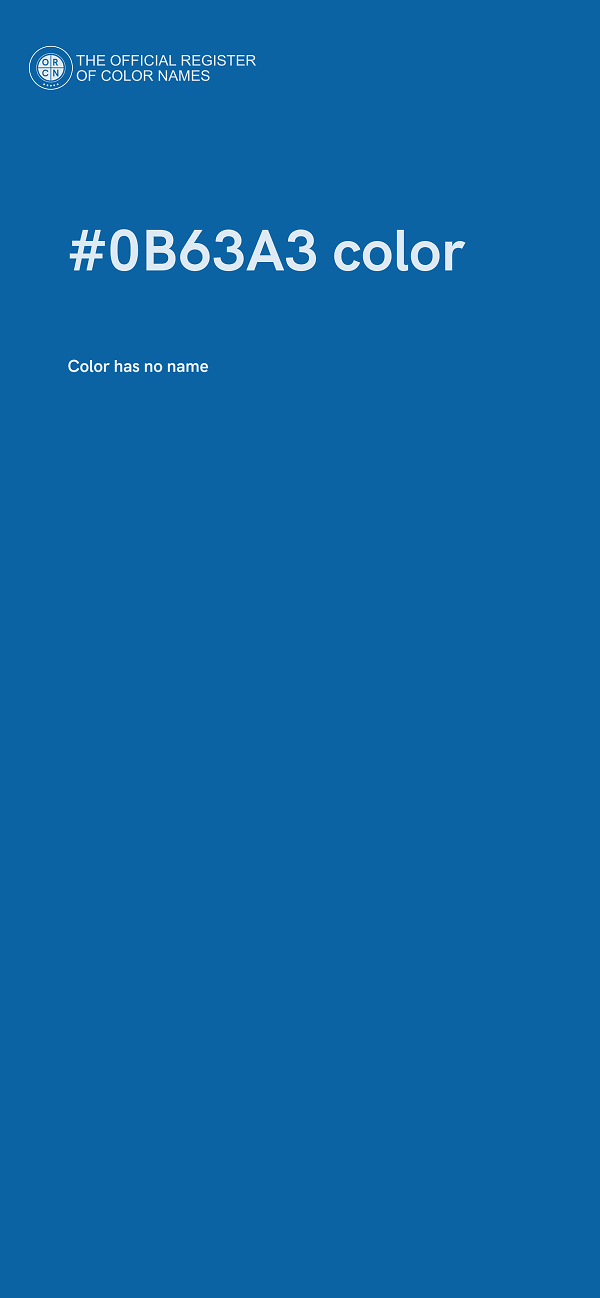 #0B63A3 color image