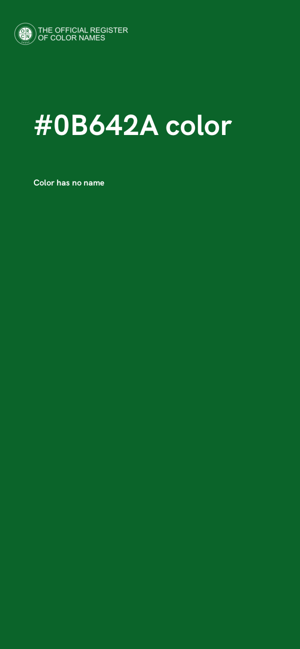 #0B642A color image