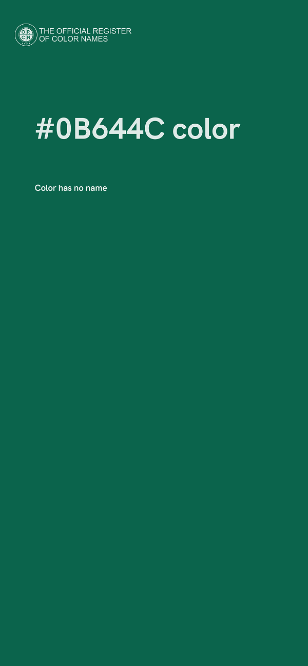 #0B644C color image