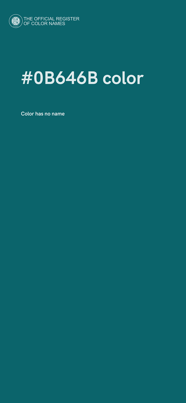#0B646B color image