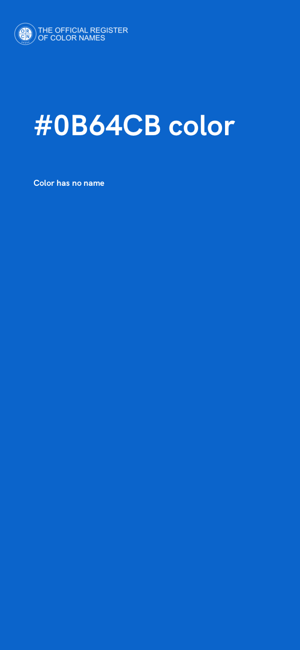 #0B64CB color image