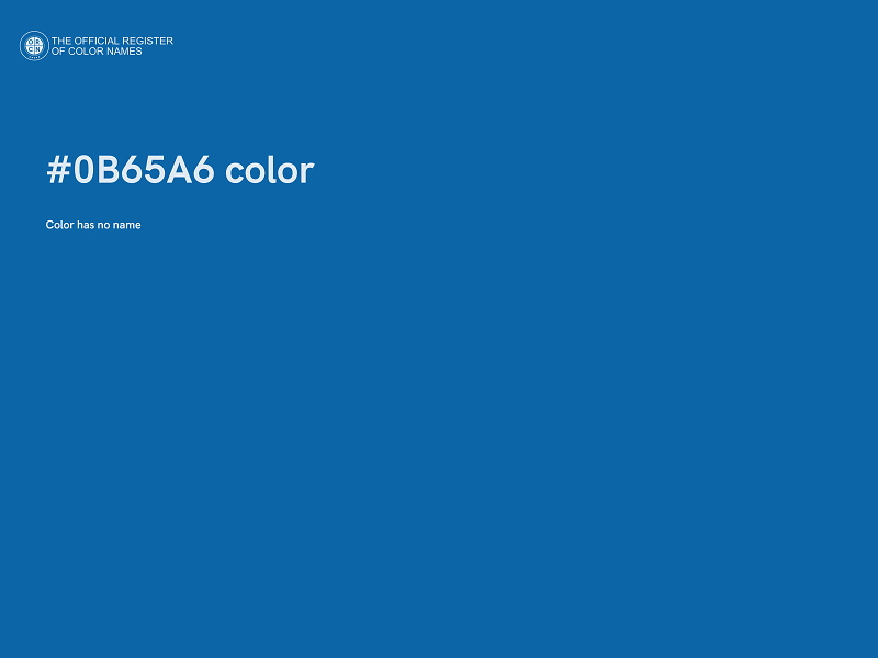 #0B65A6 color image