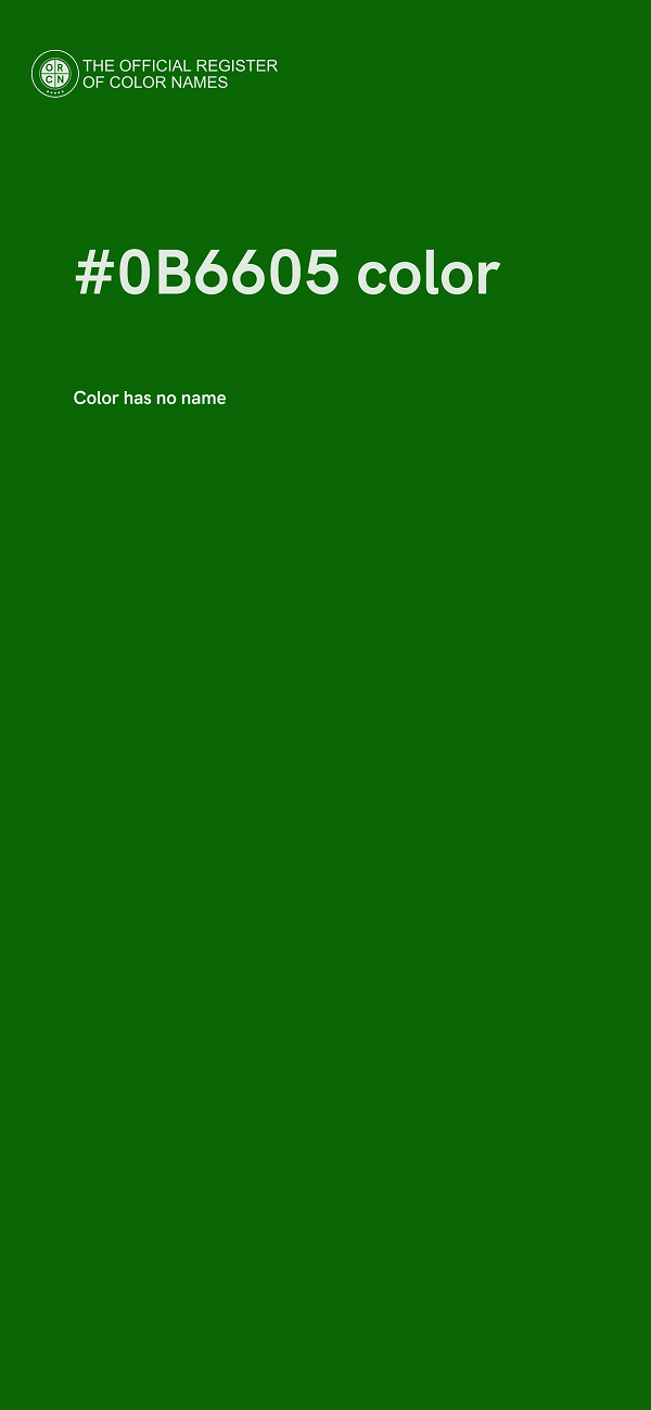 #0B6605 color image