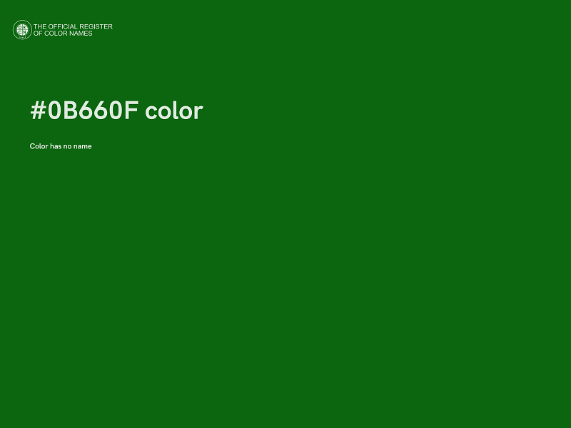 #0B660F color image