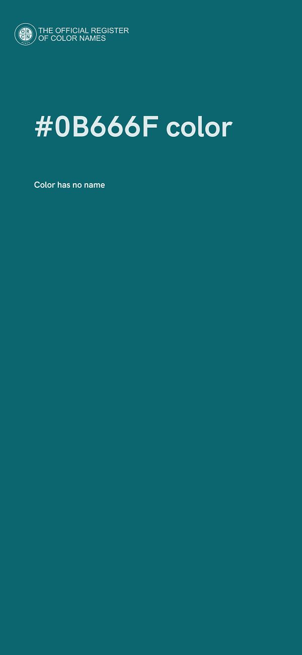 #0B666F color image