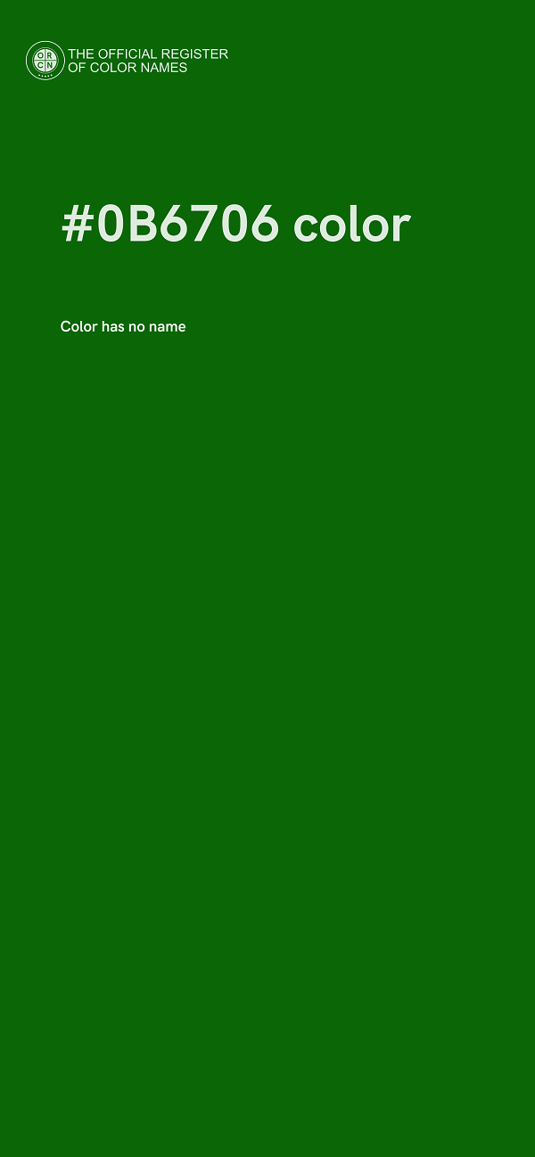 #0B6706 color image