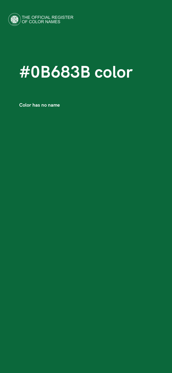 #0B683B color image