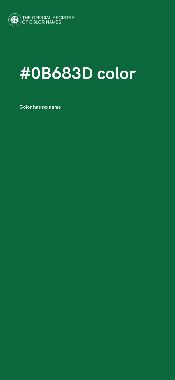 #0B683D color image