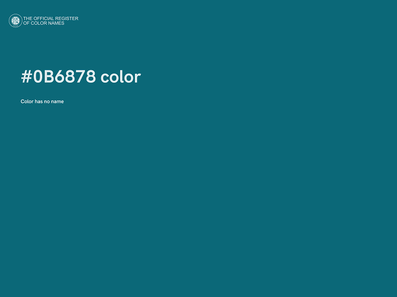 #0B6878 color image