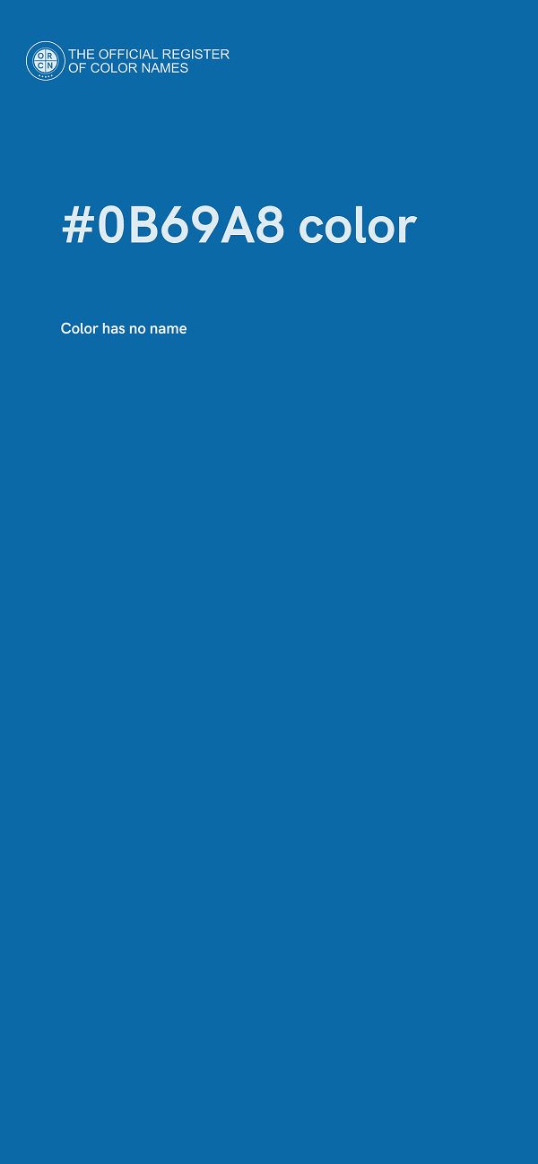 #0B69A8 color image