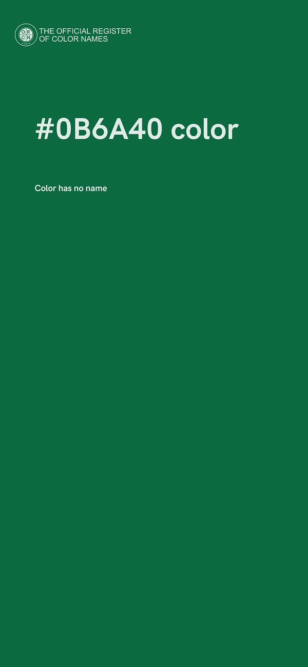 #0B6A40 color image