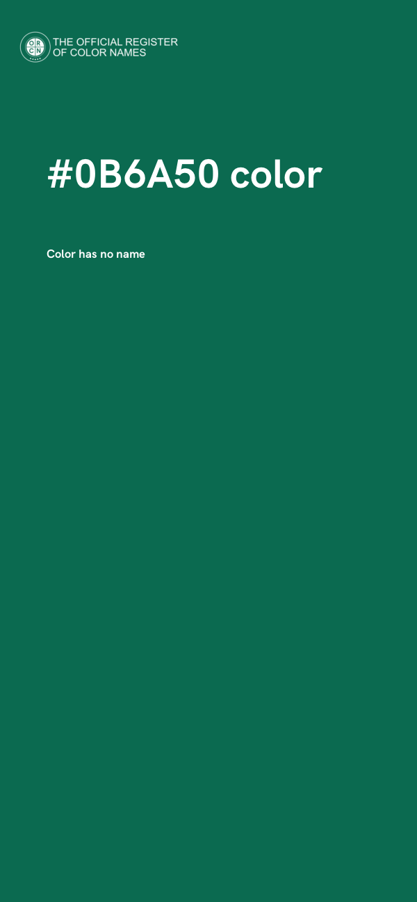 #0B6A50 color image