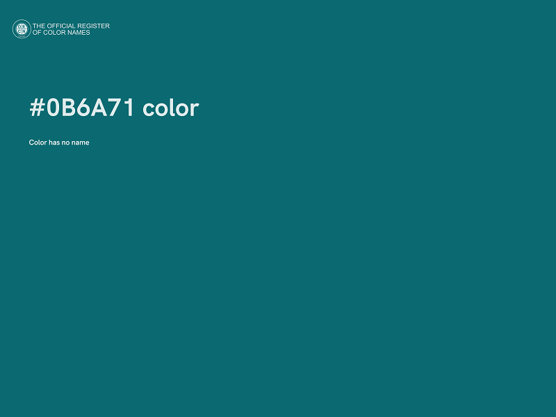 #0B6A71 color image