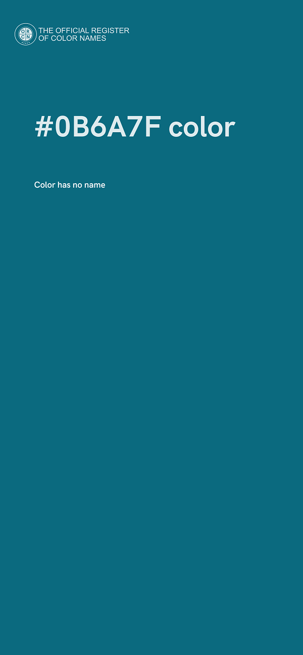 #0B6A7F color image