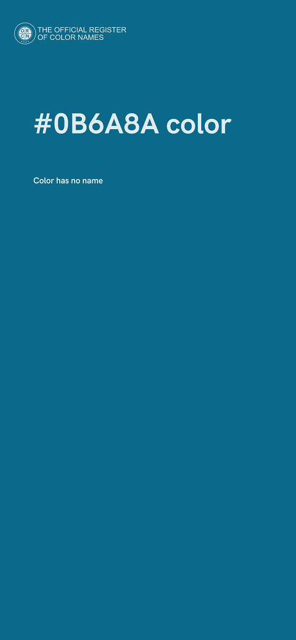 #0B6A8A color image