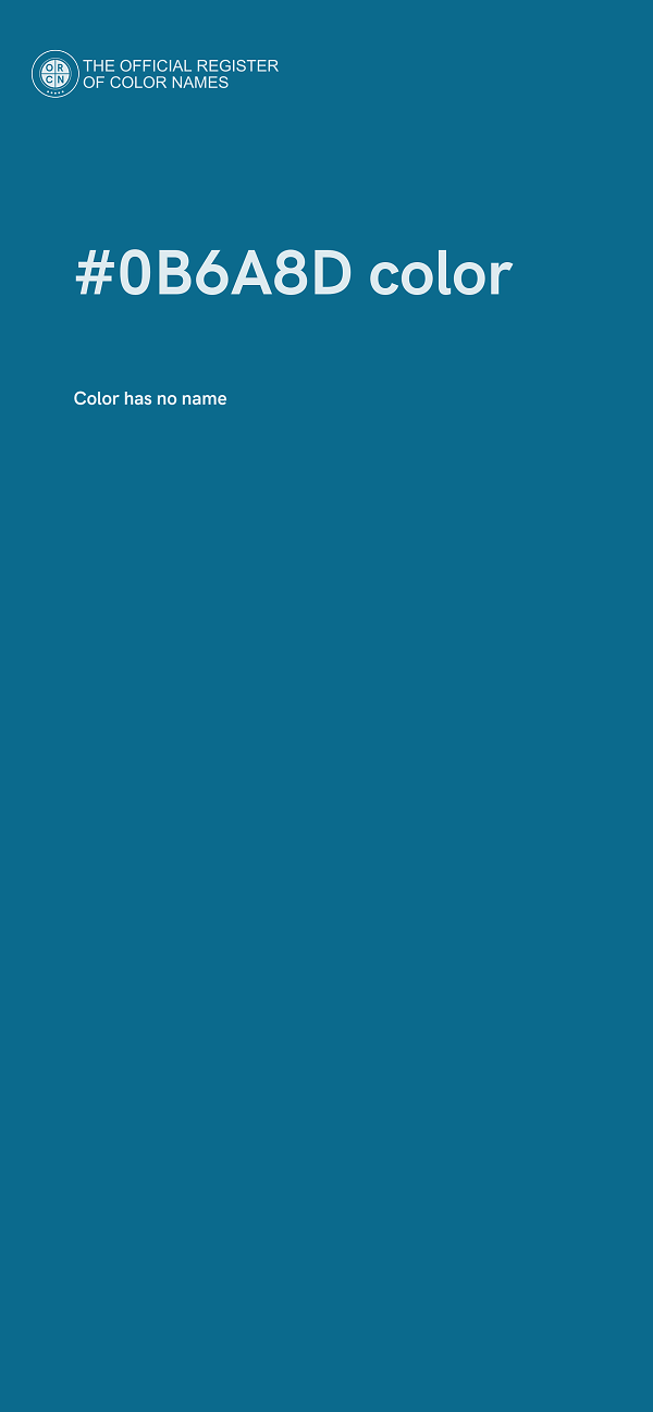 #0B6A8D color image