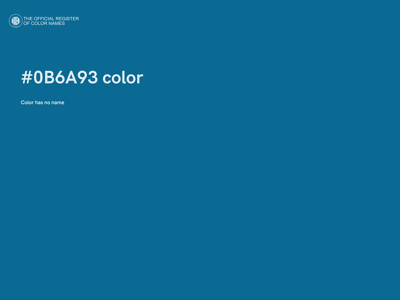 #0B6A93 color image