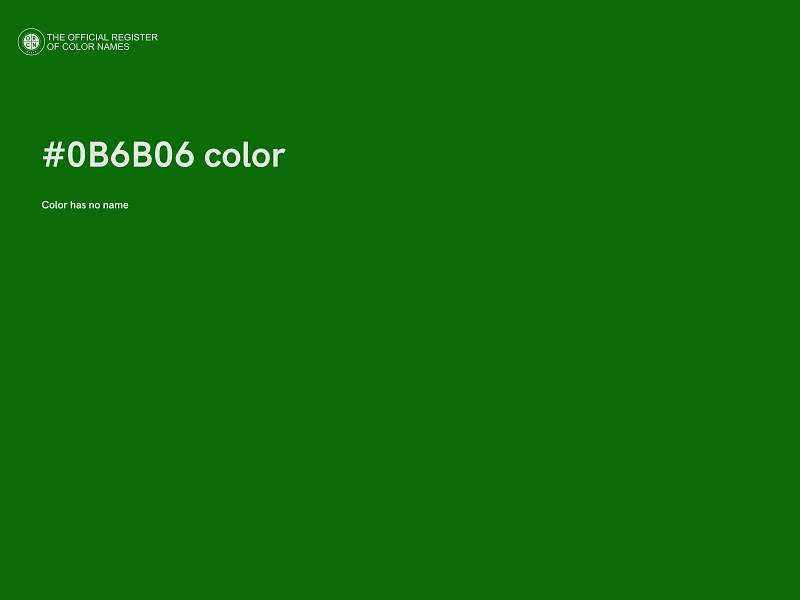 #0B6B06 color image