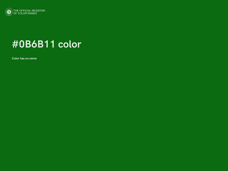 #0B6B11 color image