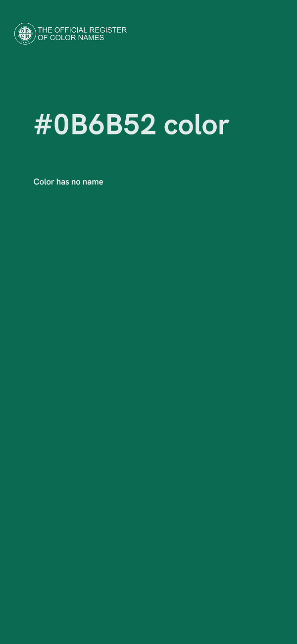 #0B6B52 color image