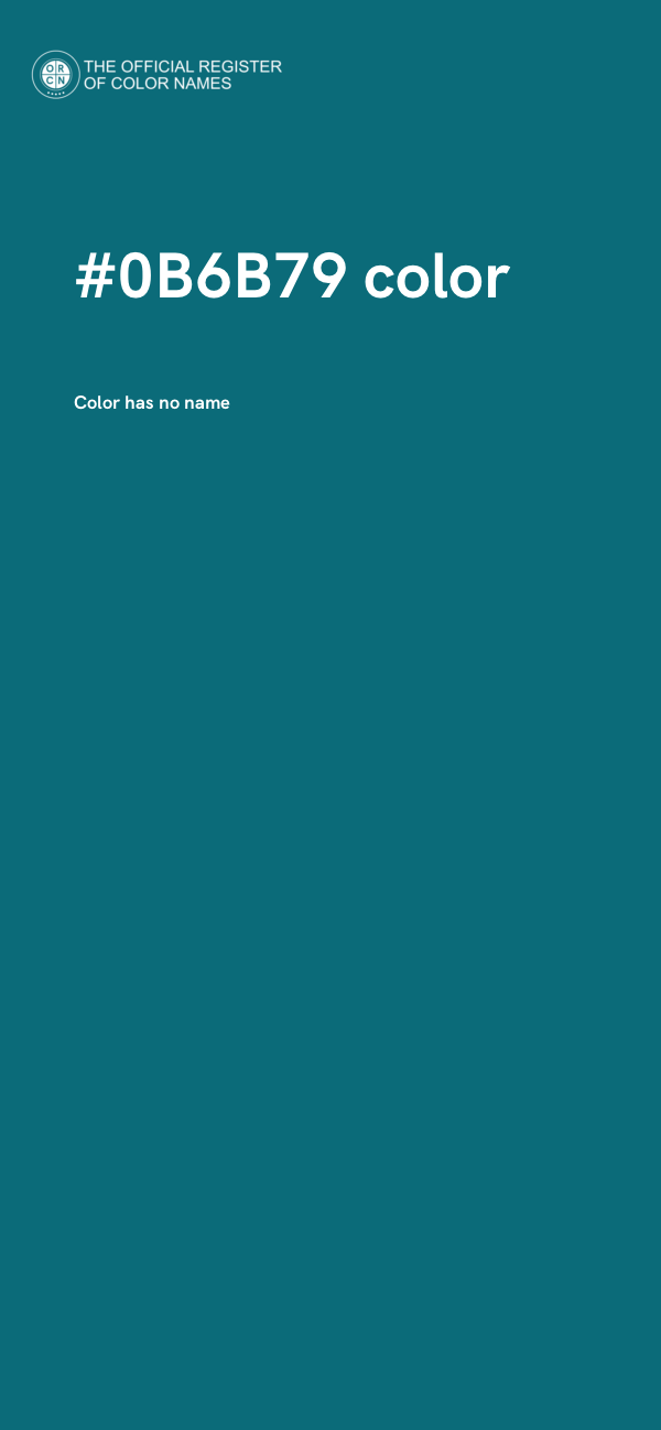 #0B6B79 color image
