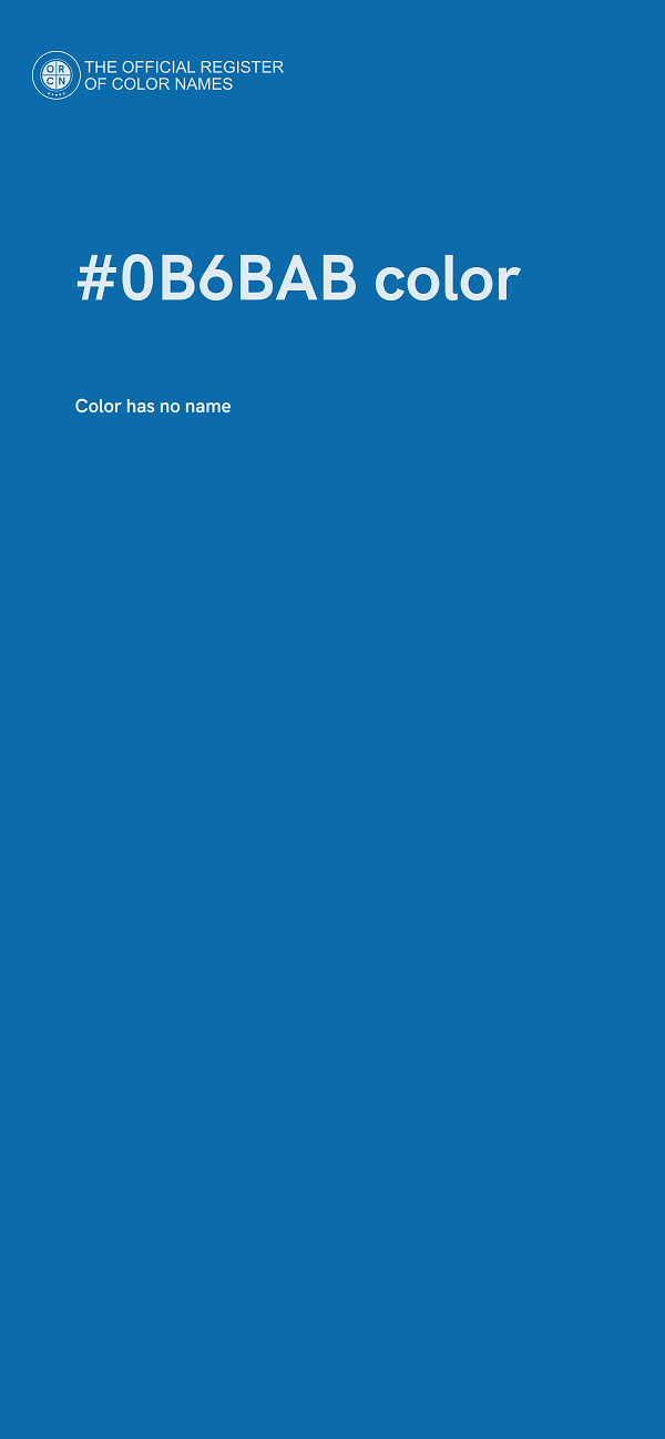 #0B6BAB color image
