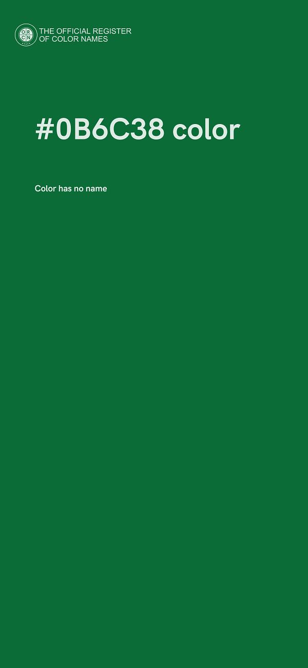 #0B6C38 color image