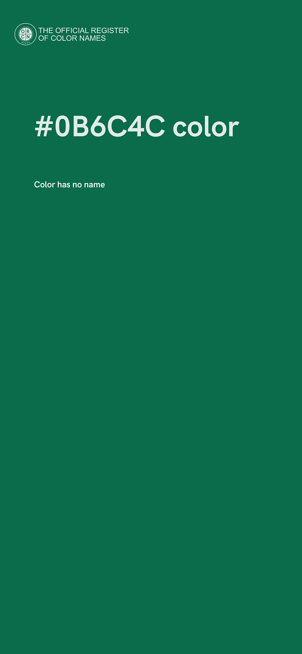 #0B6C4C color image