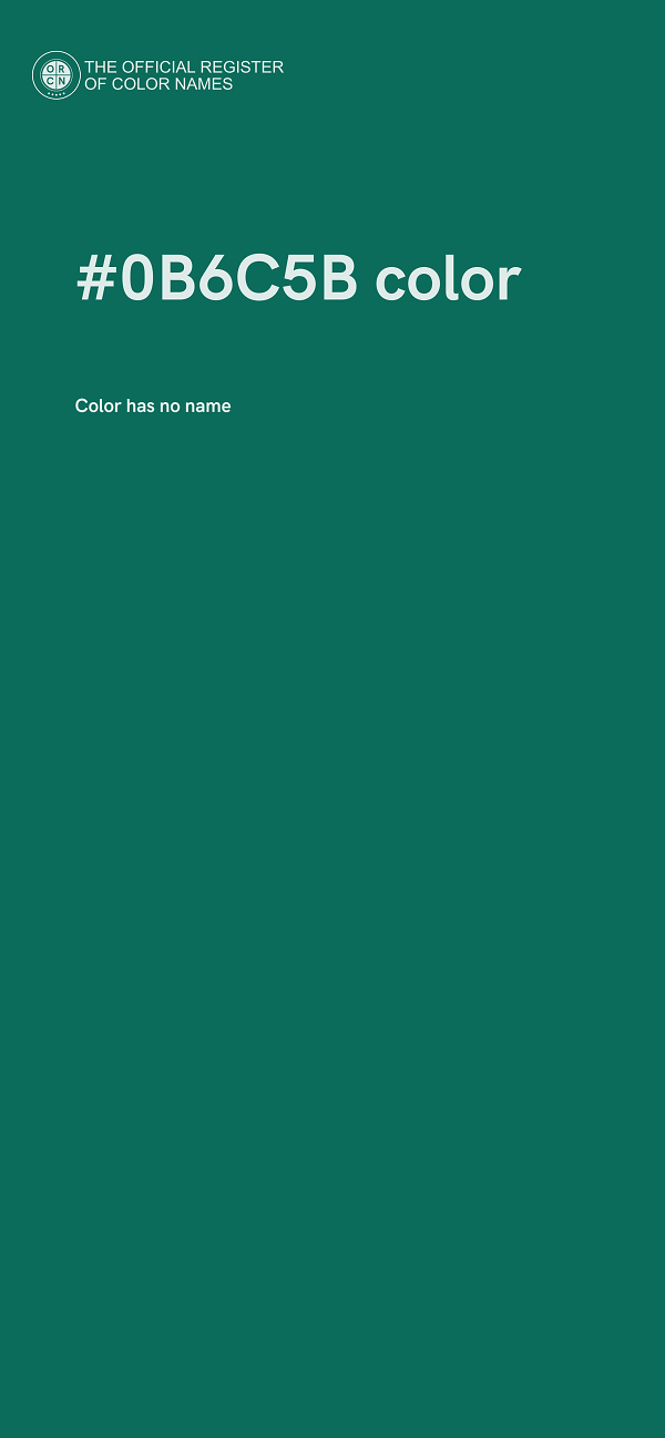 #0B6C5B color image