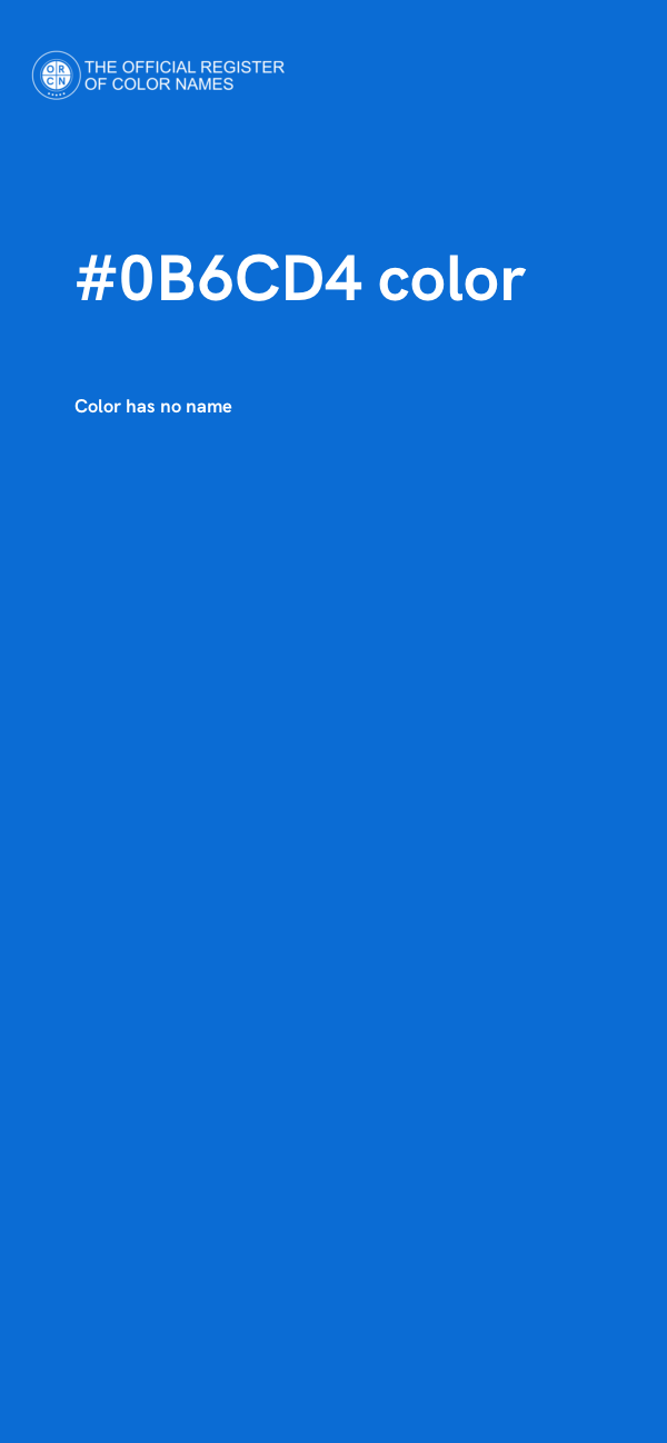 #0B6CD4 color image