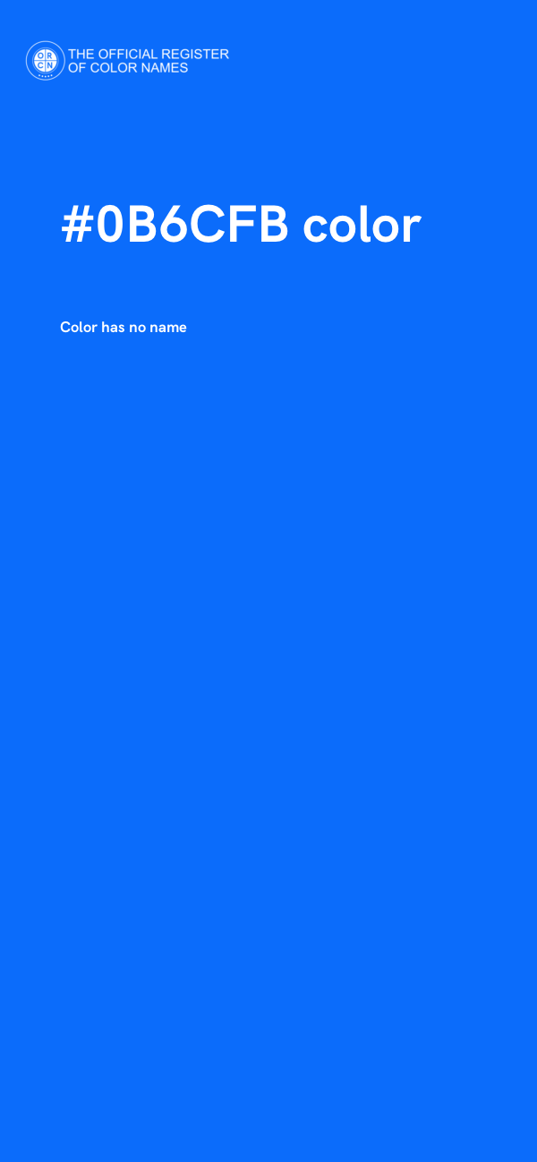 #0B6CFB color image